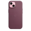 APPLE custodia FineWoven compatibile MagSafe iPhone 15 Mulberry