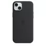 APPLE Custodia in silicone Apple compatibile MagSafe iPhone 15 Plus nero