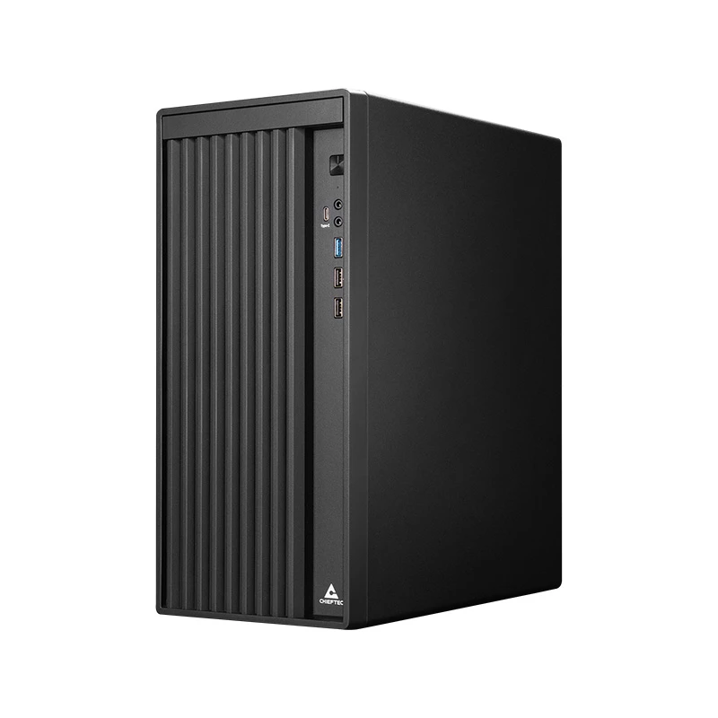 Chieftec BS-20B-OP case per PC Mini Tower, microATX/Mini-ITX, senza alimentatore, 2x 3,5″, 2x 2,5″, 1x 5,25″ vano, scheda grafica max 270 mm, USB-C, ventola da 90 mm, nero