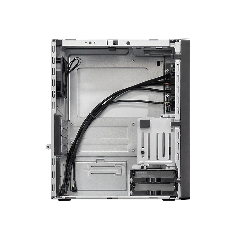 Chieftec BS-20B-OP case per PC Mini Tower, microATX/Mini-ITX, senza alimentatore, 2x 3,5″, 2x 2,5″, 1x 5,25″ vano, scheda grafica max 270 mm, USB-C, ventola da 90 mm, nero