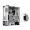 Chieftec BS-20B-OP case per PC Mini Tower, microATX/Mini-ITX, senza alimentatore, 2x 3,5″, 2x 2,5″, 1x 5,25″ vano, scheda grafica max 270 mm, USB-C, ventola da 90 mm, nero