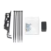 Chieftec BS-20B-OP case per PC Mini Tower, microATX/Mini-ITX, senza alimentatore, 2x 3,5″, 2x 2,5″, 1x 5,25″ vano, scheda grafica max 270 mm, USB-C, ventola da 90 mm, nero