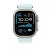 Estensione cinturino Ocean APPLE 49mm Ice blu - finitura titanio naturale