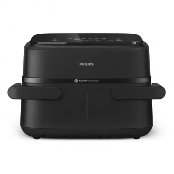 Philips serie 1000 NA150/00 friggitrice doppia 7 l a installazione libera 2450 W friggitrice ad aria nera