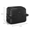 Philips serie 1000 NA150/00 friggitrice doppia 7 l a installazione libera 2450 W friggitrice ad aria nera