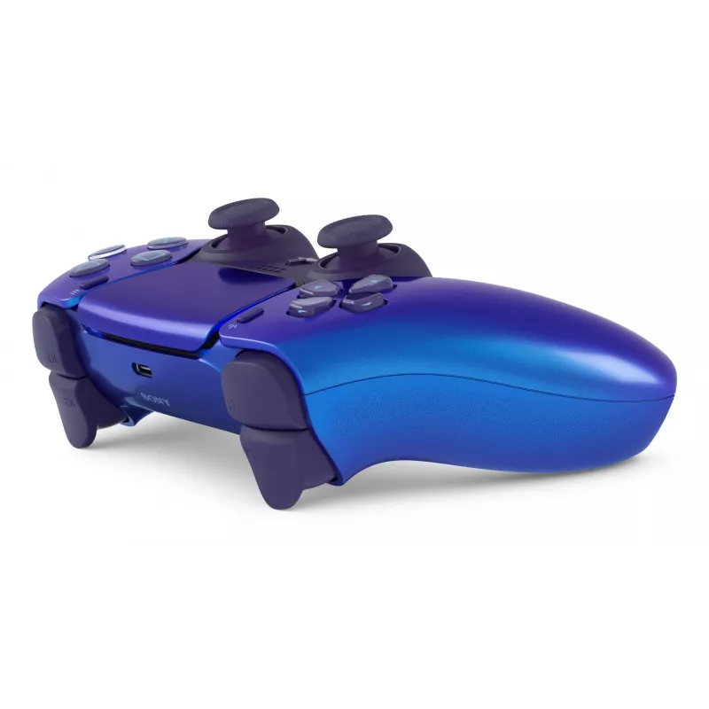 Gamepad Sony Indigo Bluetooth/USB per PlayStation 5 — wireless e con filo, USB-C, altoparlante, uscita cuffie
