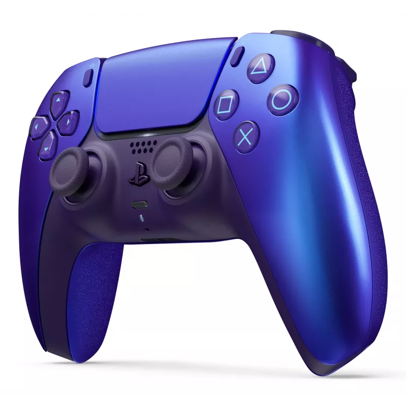 Gamepad Sony Indigo Bluetooth/USB per PlayStation 5 — wireless e con filo, USB-C, altoparlante, uscita cuffie