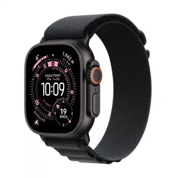Smartwatch Apple Watch Ultra 3 GPS + Cellular 49mm Black Titanium case con Black Alpine Loop Medium