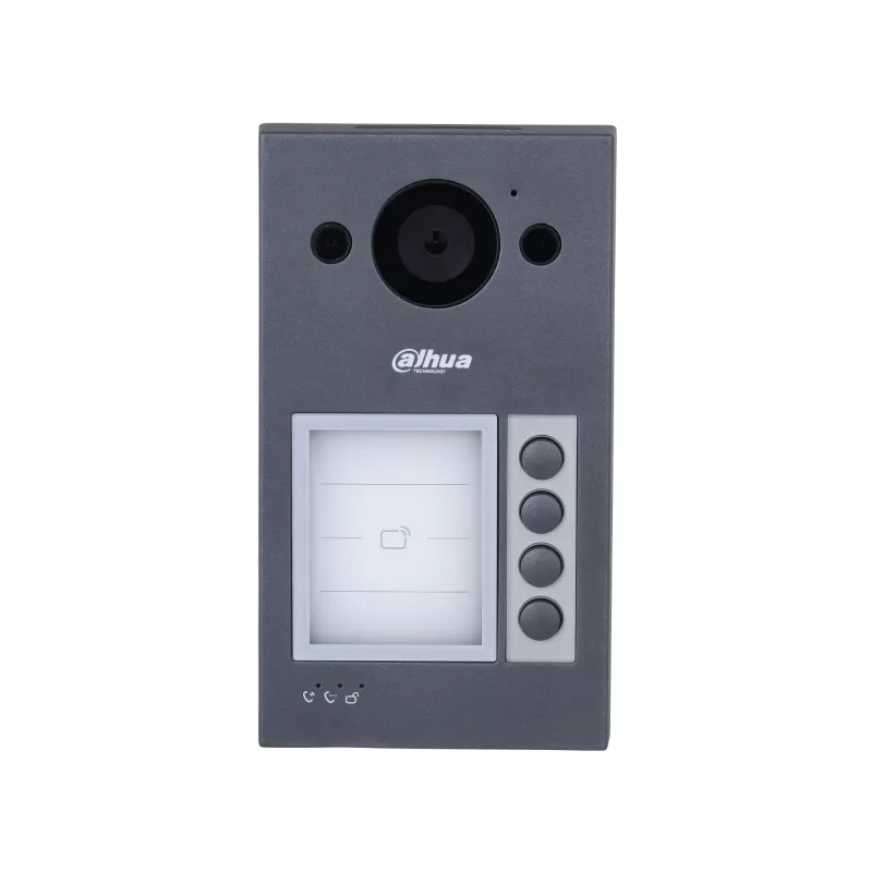Videocitofono DAHUA VTO3311Q-WP 2 MP, H.264/H.265, IP65, IK08, Fast Ethernet, 720p/1080p CMOS, IR LED