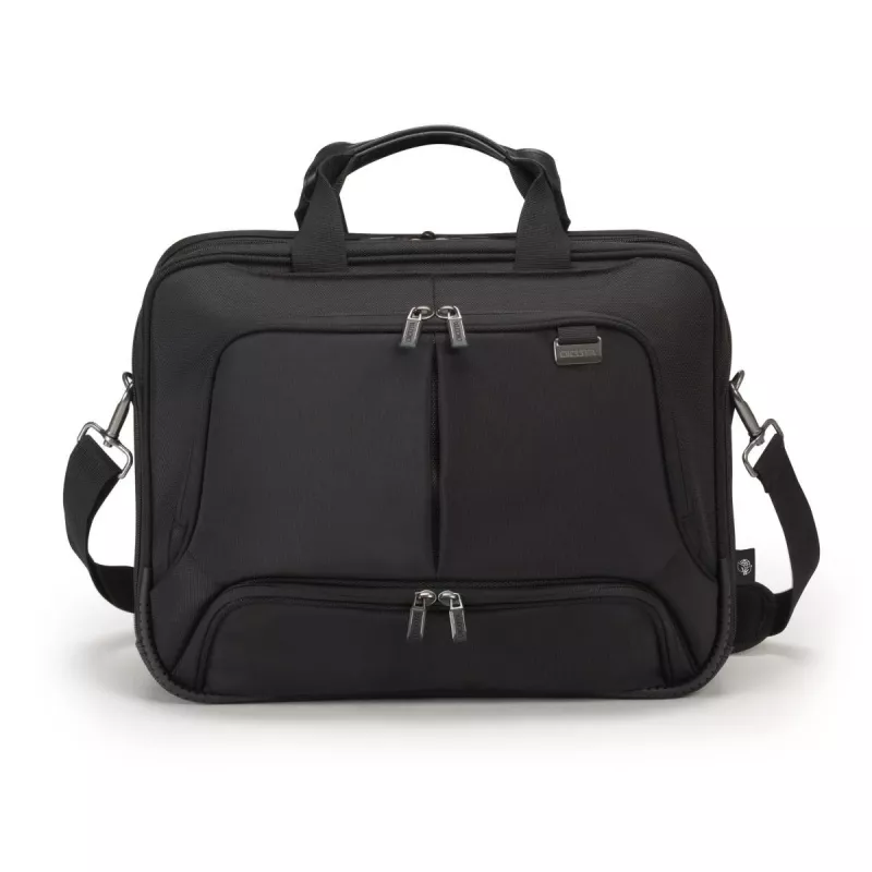 DICOTA Top Traveller Pro - borsa per notebook 12-14,1 pollici - nero / poliestere RPET 1680d