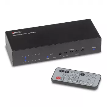 Matrice AV Lindy 4x2 HDMI 4K60 Matrix