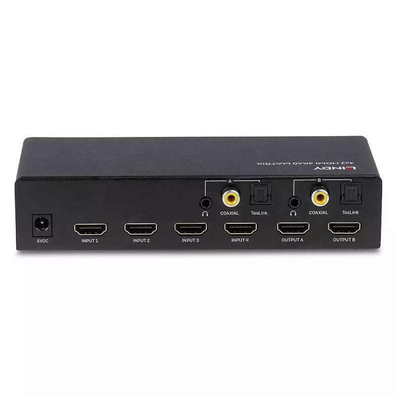 Matrice AV Lindy 4x2 HDMI 4K60 Matrix