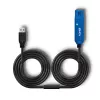 Lindy 8m USB 3.0 Active Extension Pro, 8 m, USB A, USB A, USB 3.2 Gen 1 (3.1 Gen 1), 5 Gbit/s, nero