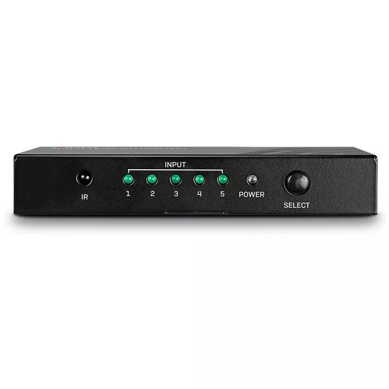 Lindy 38233 switch HDMI 2.0 18G a 5 porte, 5x HDMI, da tavolo