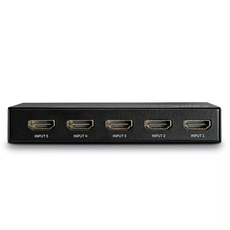 Lindy 38233 switch HDMI 2.0 18G a 5 porte, 5x HDMI, da tavolo