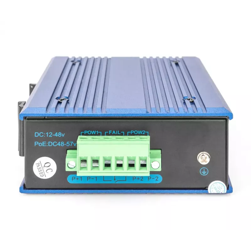 Digitus DN-651118 switch Gigabit industriale a 5 porte, non gestito, guida DIN