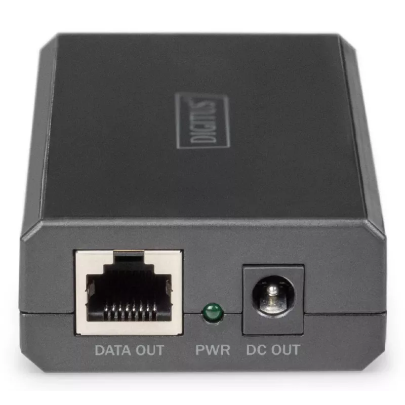 DIGITUS DN-95211 splitter PoE Gigabit Ethernet, 802.3af/at/bt, 51 W, 10/100/1000 Mbps, nero