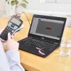 DYMO LabelManager 420P set stampante etichette ad alte prestazioni con batteria e portatile | tastiera ABC con 4 rotoli di etichette D1 e valigetta