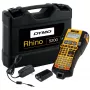 DYMO RHINO 5200 stampante industriale per etichette | kit etichettatrice con valigetta | tasti rapidi che fanno risparmiare tempo, stampa veloce, etichettatrice durevole per cantieri e attività di etichettatura impegnative (spina EU Type-C)