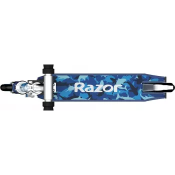 Monopattino Razor Model A Shark Camo — monopattino leggero pieghevole per bambino/ragazzo, 2 ruote, manubrio regolabile, carico max 65 kg