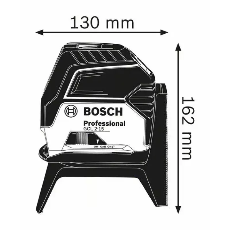 Bosch GCL 2-15 laser a linee/punti 15 m 650 nm