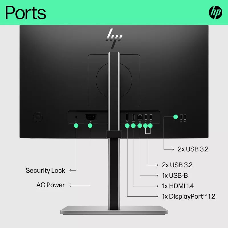 Monitor HP E-Series E22 G5 FHD, 54,6 cm (21,5