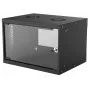 Armadio di rete da parete INTELLINET 714143 — 6U 19 inch, 540×400×353 mm, acciaio zincato, fronte in vetro, IP20, max 50 kg