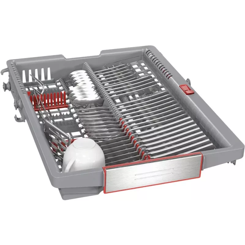 Lavastoviglie da incasso Bosch Serie 6 SPV6EMX09E, Slimline 45 cm, 10 coperti, 6 programmi, 44 dB, classe di efficienza energetica B