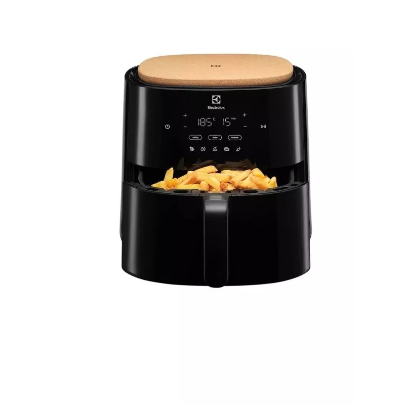 Friggitrice ad aria Electrolux EAF5B — 5 l, 1500 W, fino a 200 °C, 8 programmi, comandi touch, display LED