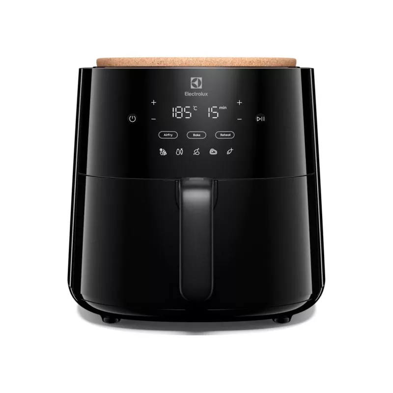 Friggitrice ad aria Electrolux EAF5B — 5 l, 1500 W, fino a 200 °C, 8 programmi, comandi touch, display LED
