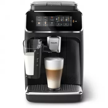 Macchina per caffè espresso Philips EP3341/50 automatica, serbatoio acqua 1,8 l, contenitore chicchi 275 g, contenitore latte 0,26 l, 15 bar, macinacaffè in ceramica