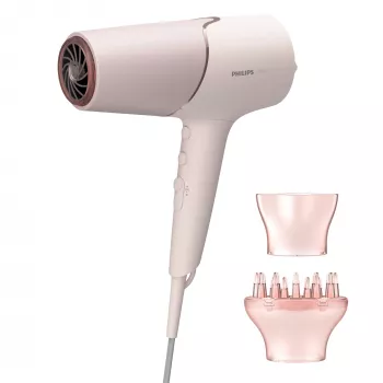 Asciugacapelli Philips BHD530/00 2300 W, 6 velocità/6 impostazioni di calore, ionico, Cool Shot, diffusore e concentratore, rosa