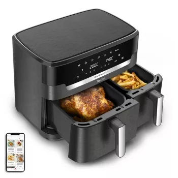 Friggitrice Tefal Easy Fry Dual XXL EY942HE0 doppia 11 L a base fissa 2020 W friggitrice ad aria grigio
