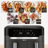 Friggitrice Tefal Easy Fry Dual XXL EY942HE0 doppia 11 L a base fissa 2020 W friggitrice ad aria grigio