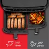 Friggitrice Tefal Easy Fry Dual XXL EY942HE0 doppia 11 L a base fissa 2020 W friggitrice ad aria grigio