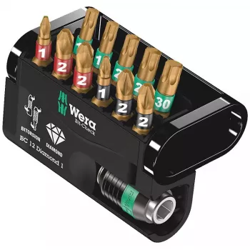 Set di punte per cacciavite Wera Bit-Check 12