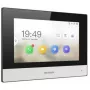 Hikvision DS-KH6320Y-WTE2 monitor videocitofono interno a due fili, 7 pollici, nero