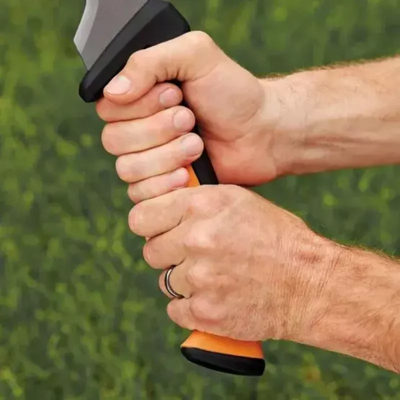Machete da giardino Fiskars 1051236 acciaio inox manico arancione