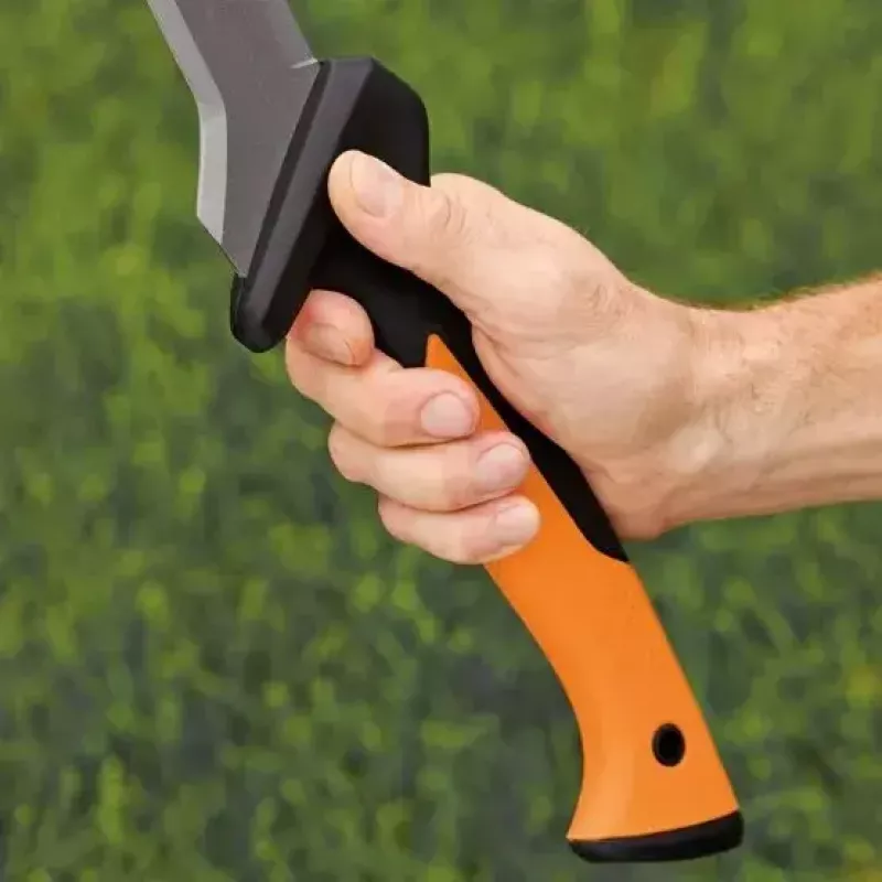 Machete da giardino Fiskars 1051236 acciaio inox manico arancione