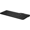 Mouse wireless HP 475 Dual-Mode — QWERTY a grandezza naturale, RF + Bluetooth 5.3, tastierino numerico, nero, 376×153×19 mm