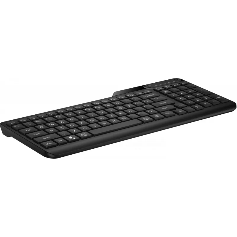 Mouse wireless HP 475 Dual-Mode — QWERTY a grandezza naturale, RF + Bluetooth 5.3, tastierino numerico, nero, 376×153×19 mm