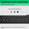Mouse wireless HP 475 Dual-Mode — QWERTY a grandezza naturale, RF + Bluetooth 5.3, tastierino numerico, nero, 376×153×19 mm