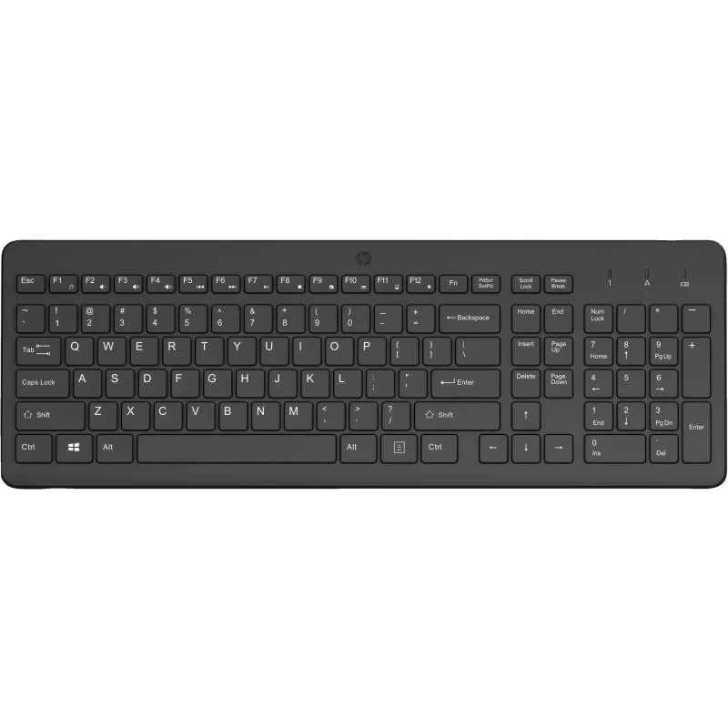 Tastiera wireless HP 225 Full-Size Mechanical QWERTY nero