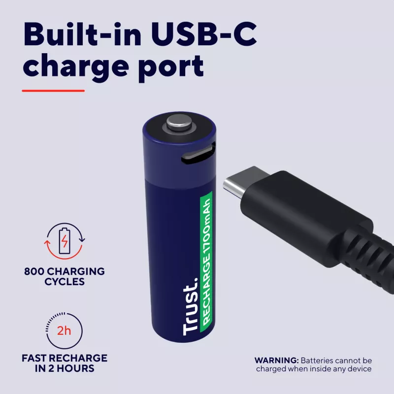Trust 25631 batteria per uso domestico batteria ricaricabile AA