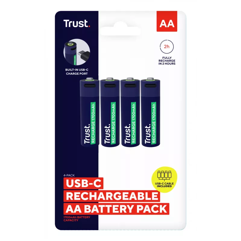 Trust 25631 batteria per uso domestico batteria ricaricabile AA