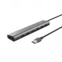Trust Halyx 24967 hub USB a 7 porte, USB 3.2 Gen 1, Type-A, 5000 Mbit/s, argento