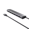 Trust Halyx 24967 hub USB a 7 porte, USB 3.2 Gen 1, Type-A, 5000 Mbit/s, argento