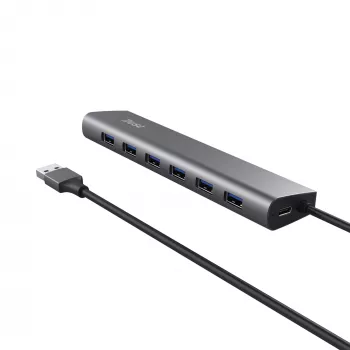 Trust Halyx USB 3.2 Gen 1 (3.1 Gen 1) Type-A 5000 Mbit/s argento