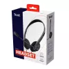 Trust 21665 cuffie/headset con filo in-ear per chiamate/musica nero