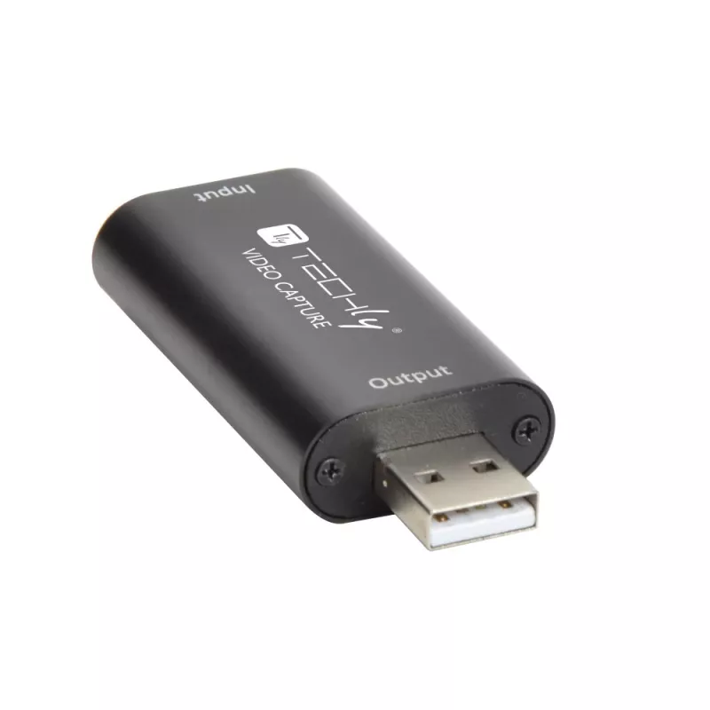 Techly I-USB-VIDEO-1080TY video grabber da HDMI a USB, 1920x1080 (1080p)